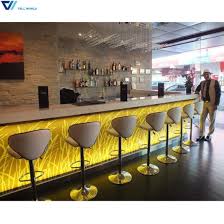 Officlever modern bar stool set of 2 barstools heigh adjustable swivel bar stool counter height pu leather home kitchen stools hydraulic dining room chair bar chairs, black 4.1 out of 5 stars 24 $89.99 $ 89. China 2019 Led Light Bars Hot Sale Modern Home Bar Counter Design Cashier Counter For Restaurant China Led Light Bars Cashier Counter For Restaurant