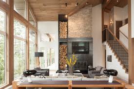 Professional chef, lovely wines, private resort chauffeur. Alpine Chalet Contemporary Living Room Vancouver By Robert Bailey Interiors Houzz Au