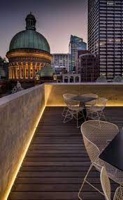 great screen rooftop garden deck concepts rooftop gardening is definitely not new city dwellers have already terrassenbeleuchtung balkon beleuchtung terrasse