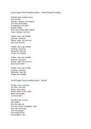 Dm g ku coba c f menahan perih yang kurasa dm e7 walau ini menyakitkan. Gambar Lirik Lagu Souqy Cinta Dalam Doa