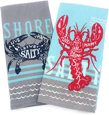 If you do i have found ten amazing kitchen gadgets for you that are all shaped like crabs. Buy Kay Dee Designs Live Salty Lobster Crab Kitchen Towels Dishtowel Set For Cleaning Drying Polishing And Baking Online In Vietnam B082vtf81b