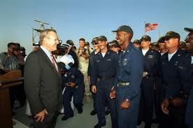 He is a writer, known for 4 (2009), america's newest sweethearts (2021). Secretary Rumsfeld Talks With Sailors Aboard The Uss Carney Ddg 64 While In Port In Bahrain