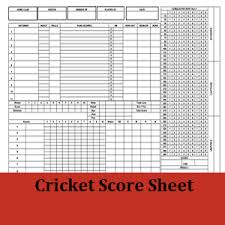 These cricket score sheets can be customized according to the task. Cricket Score Sheet Desire Tech Solutions