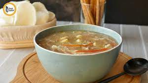 The hearty, spicy, sour broth is loaded with mushrooms, silky eggs, and tofu. Restaurant Style Hot And Sour White Soup Recipe By Food Fusion Youtube