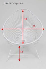 Innit Designs Baby Acapulco Chair With White Frame Domino 2020 Asma Sandalye Mobilya Salincak