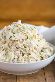My chicken taco salad recipe also from my trim and terrific arthritis cookbook is. Classic Chicken Salad Dinner Then Dessert