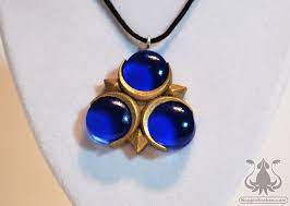 Zora Sapphire Necklace Legend Of Zelda Ocarina Of Time Sapphire Pendant Legend Of Zelda Sapphire Necklace