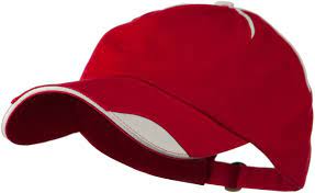 Amazon.com: MG 低調無結構棉水洗帽- 紅白色W33S50F : 服裝，鞋子和珠寶