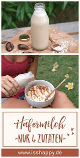 Hafermilch Selber Machen Die Leckerste Vegane Milch Alternative Rezept In 2020 Hafermilch Selber Machen Hafermilch Lecker