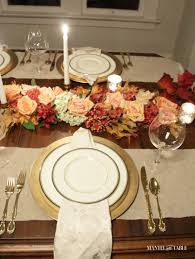 Colorful autumn tablescape with magnolia chargers. A Luxurious Fall Tablescape That S Easy And Beautiful Mantel And Table