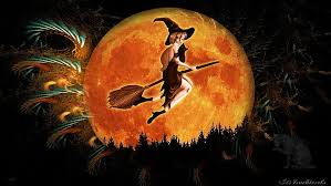 Choose from thousands of customizable templates or create your own from scratch! Hd Wallpaper Halloween Flight Orange Broomstick Orange Moon Witch Happy Halloween Wallpaper Flare