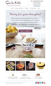 Sur La Table Survey Email Email Design Inspiration Email Marketing Inspiration Email Marketing Design