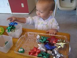 Christmas Bow Sorting Activity Cognitive Development Math Lesson Plan Infant Lesson Plans Christmas Lesson Plan Lesson Plans For Toddlers