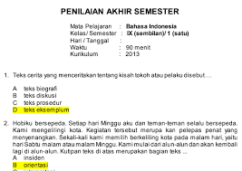 Maybe you would like to learn more about one of these? Soal Uas Smp Bahasa Indonesia Kelas 9 Jawabanku Id