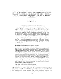 Makna gramatikal umumnya diperoleh melalui proses infleksional dan derivasional. Http Journal2 Um Ac Id Index Php Jbs Article Download 1731 993
