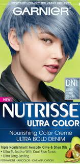 Garnier Nutrisse Ultra Color Available Colors Dn1 Light Cool Denim My Daughter Is Coloring Her Hair With The Dark Intense In Fondo De Pantalla Para Telefonos