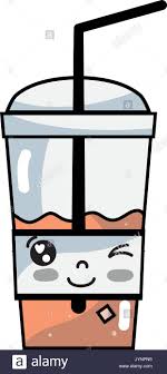 Malen und zeichnen •ganz leicht•. Kawaii Smoothie Icon Stockfotos Und Bilder Kaufen Alamy
