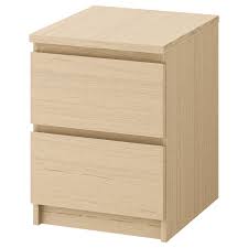 $40 off your qualifying first order of $250+1 with a wayfair credit card. Malm 2 Drawer Chest White Stained Oak Veneer 15 3 4x21 5 8 Ikea