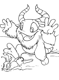 Neopets coloring pages feature the cute and lovable characters from the virtual world of neopia. Neopets Terror Mountain Colouring Pages