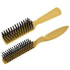 Basic Solutions Stiff Bristle Hair Brushes Natural Bristle Hair Brush Hair Brush Natural Hair Moisturizer