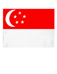 Flag of singapore as round glossy icon. Singapore National Flag Decoration For Singapore National Day