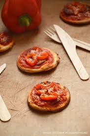 Pizzette Rosse Recette Pizzette Alimentation Chorizo Poivron