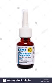 Fluticasone Propionate Nasal Spray Medication Medicine For Allergies Stock Photo Alamy