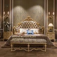 Frame Antique Wood Carved Bed