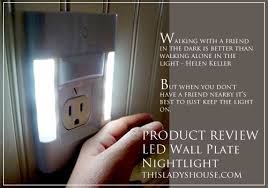 Led Wall Plate Night Light Plates On Wall Night Light Led