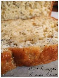 Moist Pineapple Banana Bread Pineapple Banana Bread Recipe Banana Bread Recipes Banana Recipes