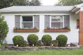 Use the tape measure to determine the height of the window frame by measuring from the top to the bottom. Diy Cedar Window Planters Shades Of Blue Interiors