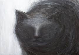 The Black Cat American Gothic Literature Theme Dark Animal Symbolism Painting The Black Cat Edgar Allan Poe Blac Animal Symbolism Cat Art Pet Portraits
