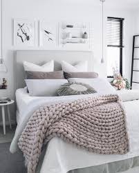 This rust coloured, double or king size bed runner or chunky knit throw is knitted in paper chain stitch, giving the runner stretch as well as the useful ability to lie flat. Cozy Chunky Knit Blanket Decor Ideas Homelovr