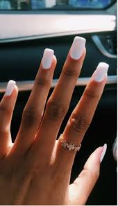Square nails have become very popular nowadays. Accessories Short Acrylic Nails Nails Cute Acrylic Nails