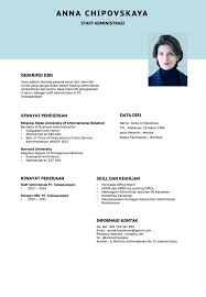 Dengan template dan tanpa template. Contoh Cv Untuk Staff Administrasi Kantor Kreatif Dengan Link Download Power Point Matamu