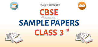 Cbse Sample Papers Class 3 Pdf Solutions Download