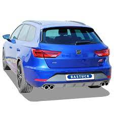 They say that the rear is the last place car designers have some freedom, and for facelifts, that usually means new. Seat Leon 5f St 2 0 Tsi Cupra Allrad Soundfile Bastuck Co Gmbh De
