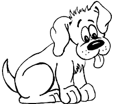 Hond Kleurplaat Hond Tekeningen Huisdieren Tekenen Dieren Tekenen