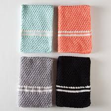 Free knitting pattern for a light and dreamy lace shawl. 12 Weeks Of Gifting Free Dish Towel Set Pattern Knitpicks Staff Knitting Blog