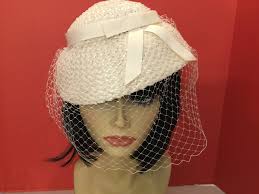 1960s Ivory Hat