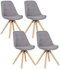 woltu bh54gr 4 4 x esszimmerstuhle 4er set esszimmerstuhl sitzflache aus leinen design stuhl kuchenstuhl holzgestell esszimmerstuhl esszimmerstuhle stuhle