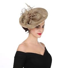 Saferin Fascinator Hat Feather Mesh Net Veil Party Hat Flower Derby Hat With Clip And Hairband For Women Ta2 F Fascinator Comfortable Headbands Fascinator Hat