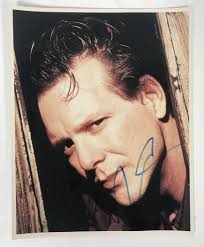 Photo brillante 8 x 10 dédicacée signée Mickey Rourke Certificat  d'authenticité à vie