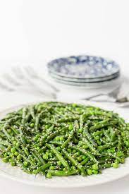 Sesame Ginger Green Bean Salad Recipe Green Beans Green Bean Salads Bean Salad