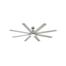 The mondo 72â€ ceiling fan boasts advanced engineering with its three long, graceful blades that move air with remarkable efficiency. Savoy House Bluff Grey Wood Led 72 Inch Outdoor Ceiling Fan 72 5045 8gr Gr Bellacor