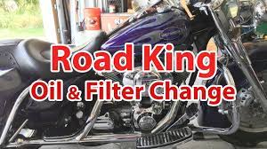 Harley Davidson Road King Oil Change Youtube