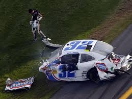 None of the wrecks you see in the video are fatal. Kyle Larson Crashes Into Fence At Daytona Photos Video Racing News
