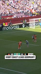 IVORY COAST TAKES THE LEAD OVER GERMANY!