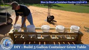 5 gallon bucket garden ideas. Diy Build 5 Gallon Grow Table How To Start A Container Garden 3a Of 7 Youtube