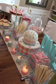First Birthday Birthday Table Decoration Ideas At Home Sugar And Spice Theme Girls Birthday Party Little Girl Birthday Kids Birthday